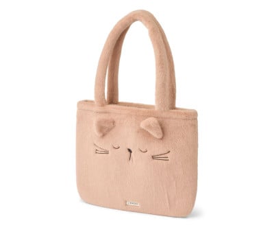 Borsa in Peluche Lexi Cat Pale Tuscany