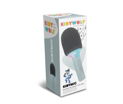 Microfone sem fio Kidymic Green Karaoke