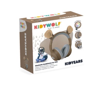 Casque KidyEars pour Enfants avec Oreilles d'Ourson