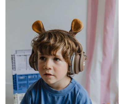 Casque KidyEars pour Enfants avec Oreilles d'Ourson