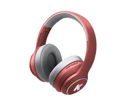 Cuffie Bluetooth K-EARS con Limitatore di Volume Rosso