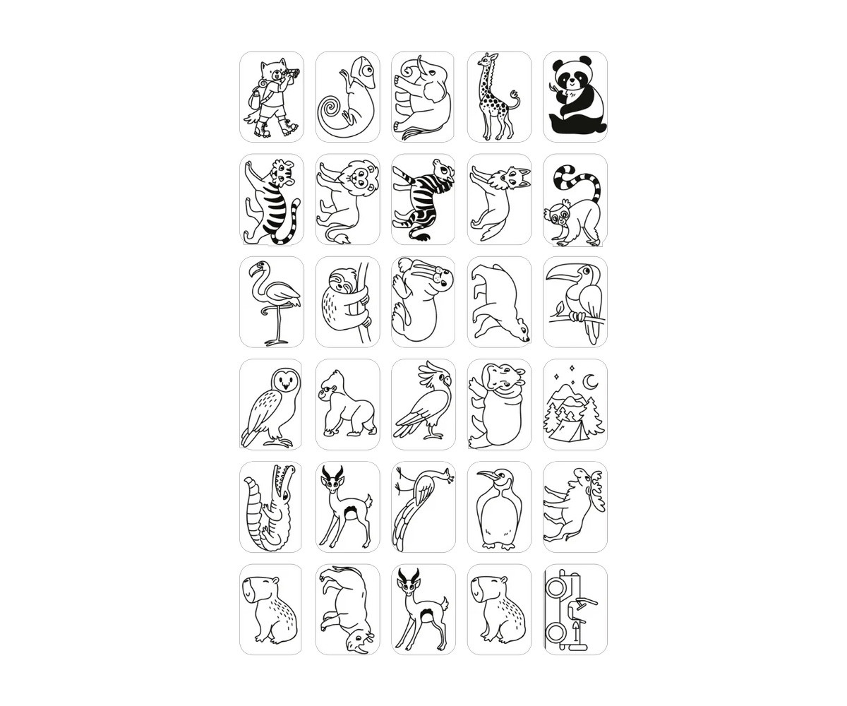 Recharges pour KidyDraw Mini Il était une Fois et Animaux