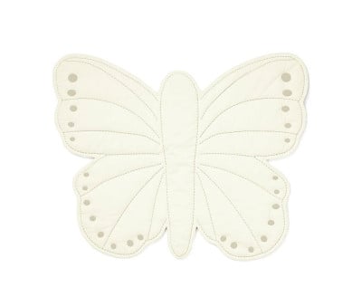 Manta-Colcha Mariposa White