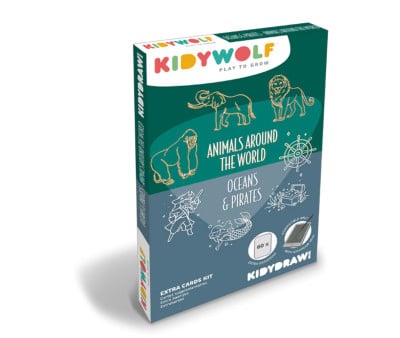 KidyDraw Modelos Mini de Animais, Oceanos e Piratas