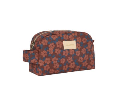 Beauty Case Hyde Park Maroon Poppies