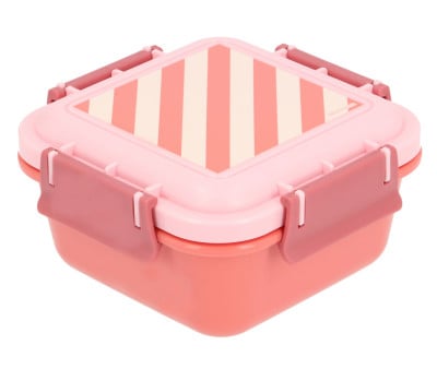Caja Almuerzo Grande Stripes Bloom & Blush