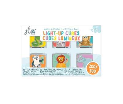 Conjunto de cubos sensoriais Party Zoo Light