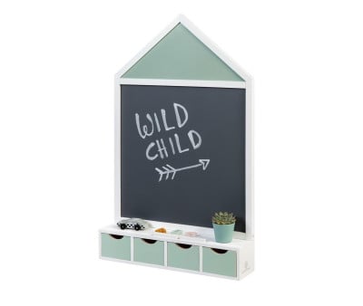 Tableau Noir Juncus Blanc/Menthe