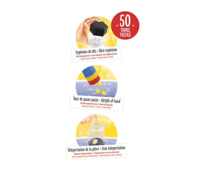 Conjunto mágico para crianças Magic Box 50 Amazing Tricks
