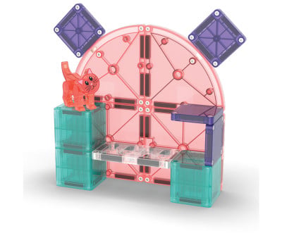 Conjunto de construção Magna-Tiles Cat Tree de 13 peças