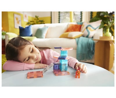 Conjunto de construção Magna-Tiles Cat Tree de 13 peças