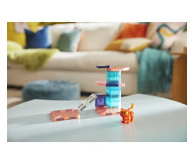 Conjunto de construção Magna-Tiles Cat Tree de 13 peças
