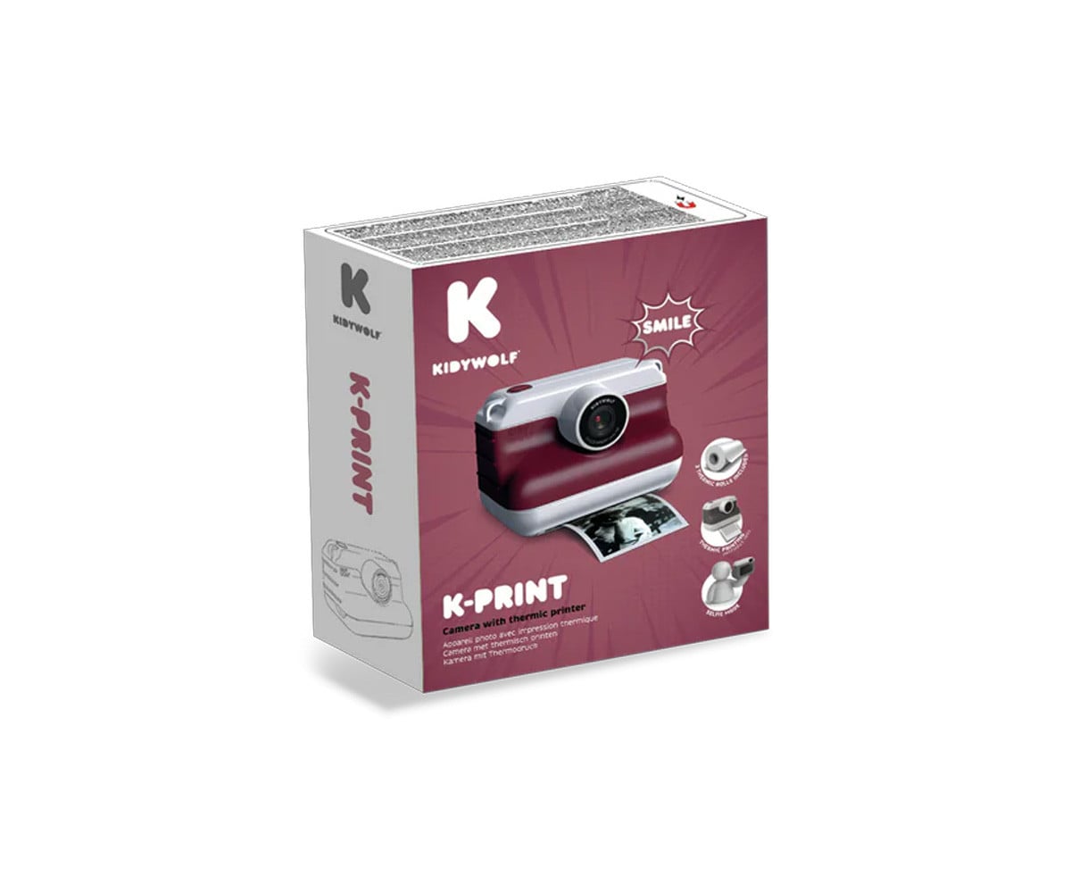 Appareil Photo Enfant à Impression Thermique K-Print Red