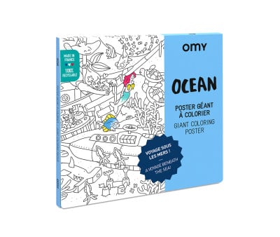 Poster XL Omy Ocean  para Colorear