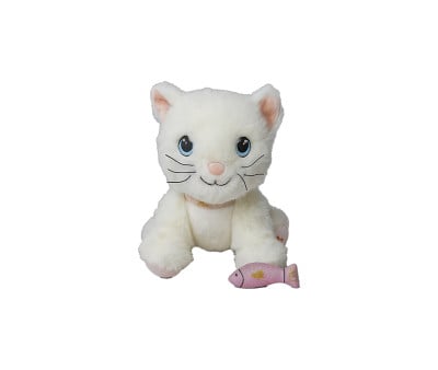 Peluche Articulado Dinkum Cat Lux White