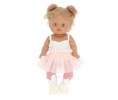 Muñeca Gordis Luisa con Maillot Anna, Tutú Alicia, Calentadores y Patines