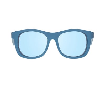 Flexible Sunglasses (6+ years) Midnight Blue Navigator Polarized Light Blue Mirrored Lenses