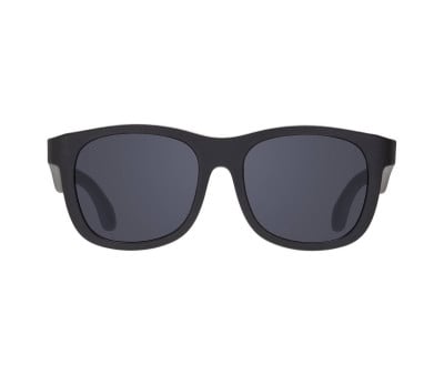 Flexible Sunglasses (3-5 years) Jet Black Navigators Polarized Smoke Lenses