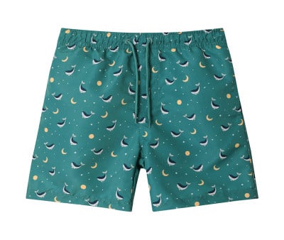 Short de Bain Boy Whale Teal