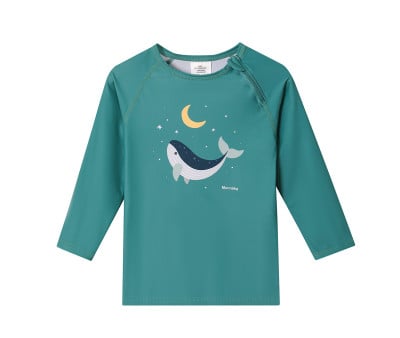 Maglia Protezione Solare ML Teal Whale