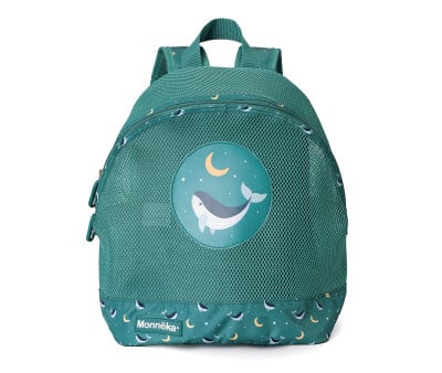 Mochila anti-areia infantil Whale Teal
