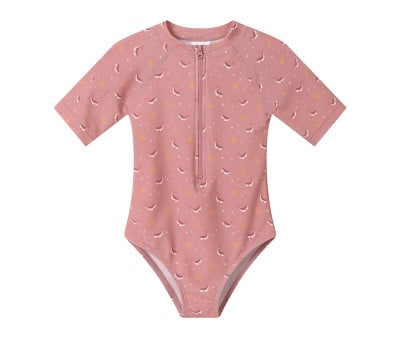 Maillot de Bain Zippé Whale Pink