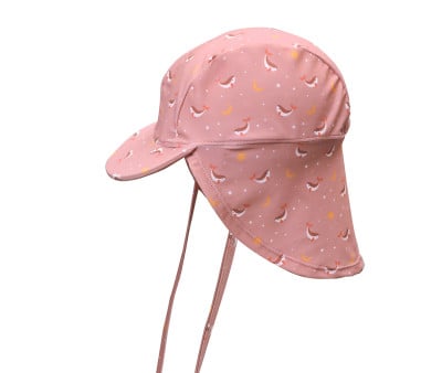 Gorro Playa Bebé Whale Pink