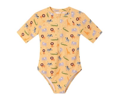 Maillot de Bain Zippé Wild Animals