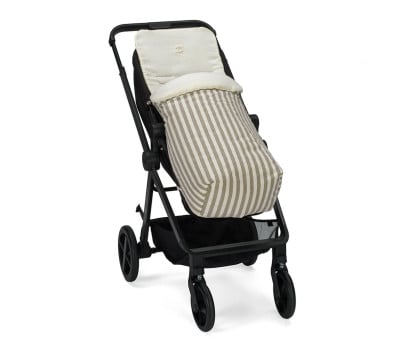 Saco para cadeira de passeio Stripe Topo Green 