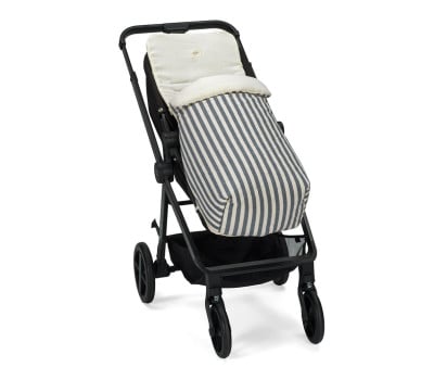 Saco para cadeira de passeio Stripe Navy Blue