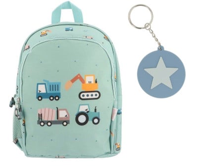 Mochila média Trucks + chaveiro personalizável