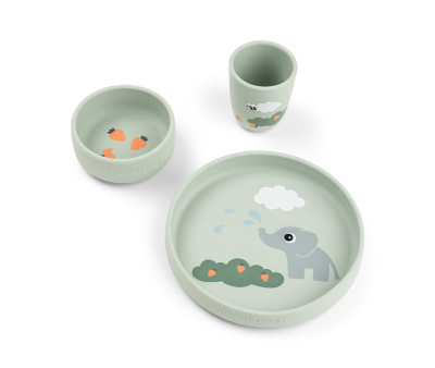 Stick & Stay Tableware Elphee Green