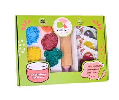Natural Play Dough Set Unicorn