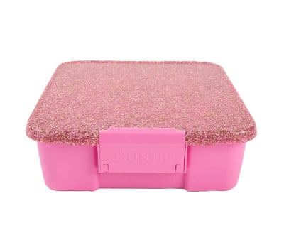 Bento Box 5 Pink Floss Glitter