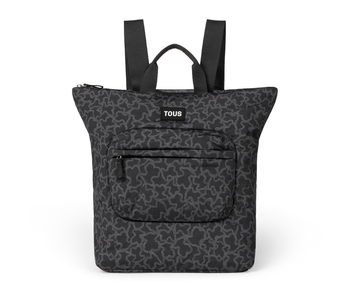 Sac à Dos pour Poussette avec Tapis à Langer TOUS Baby Kaos Noir