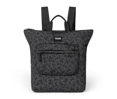 Sac à Dos pour Poussette avec Tapis à Langer TOUS Baby Kaos Noir