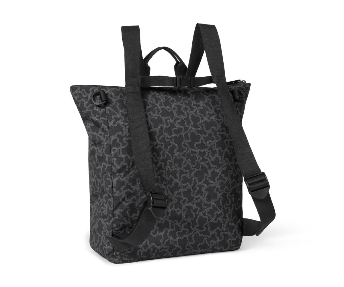 Sac à Dos pour Poussette avec Tapis à Langer TOUS Baby Kaos Noir