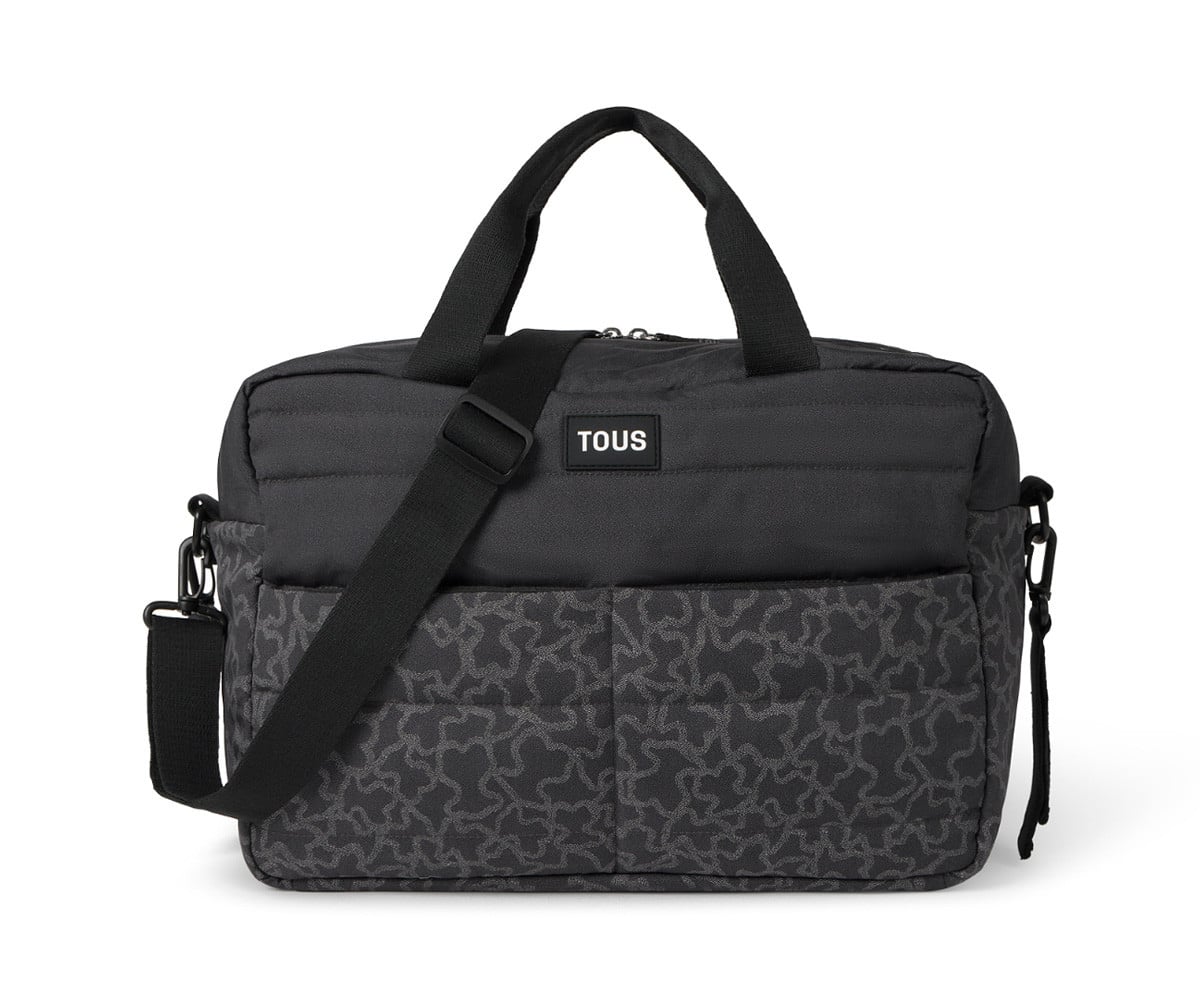 Sac à Langer avec Tapis à Langer Kaos Noir