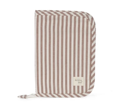 Porta Documenti Praliné Stripes Moka