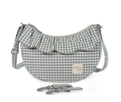 Borsa Crossbody Gondola Praliné Vichy Matcha