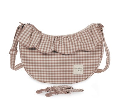 Borsa Crossbody Gondola Praliné Vichy Moka