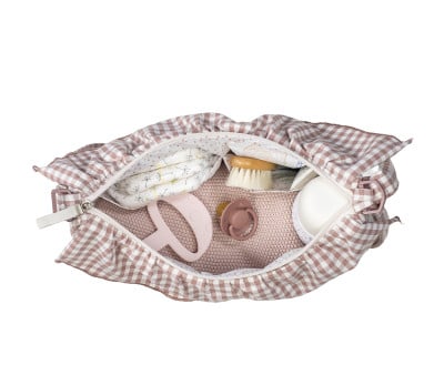 Bolso Crossbody Gondola Praliné Vichy Moka
