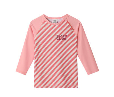Maglia Protezione Solare ML Stripes Bloom & Blush