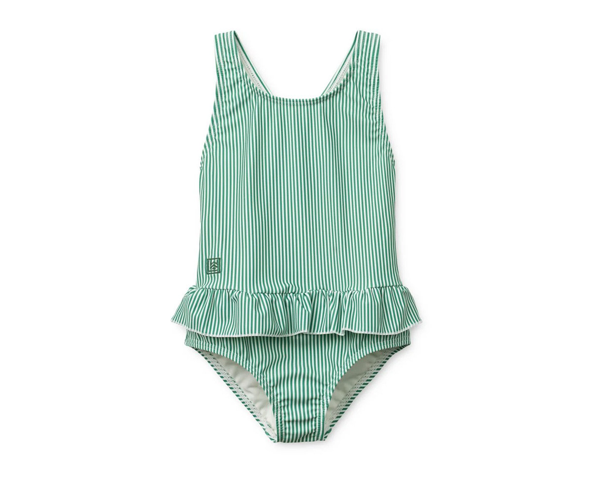 Maillot de Bain à Rayures Amara avec Noeuds Bright Garden/Creme de la Creme
