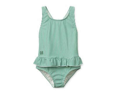 Maillot de Bain à Rayures Amara avec Noeuds Bright Garden/Creme de la Creme