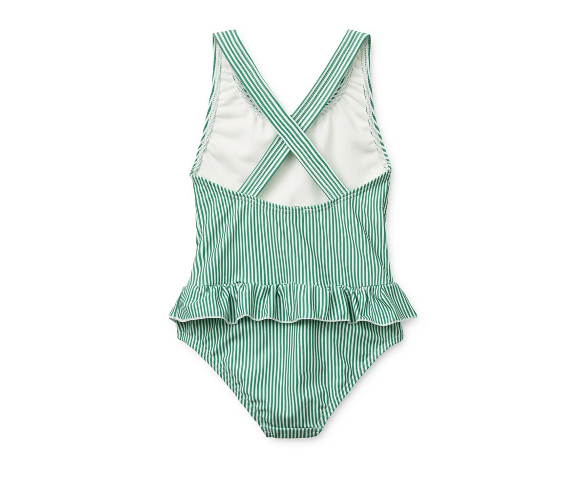 Maillot de Bain à Rayures Amara avec Noeuds Bright Garden/Creme de la Creme