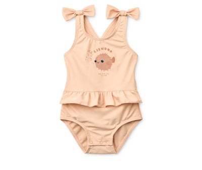 Maillot de Bain Amara avec Noeuds Apple Blossom/Pufferfish 