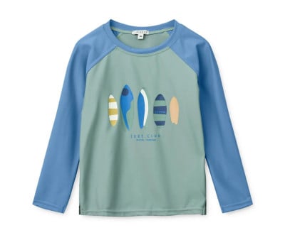 Maglia Maniche Lunghe Protezione Solare Noah Tee Boards/Light peppermint