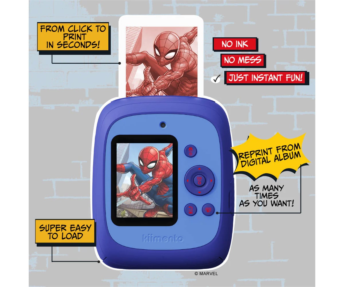 Kiimento Digital Print Camera Spiderman