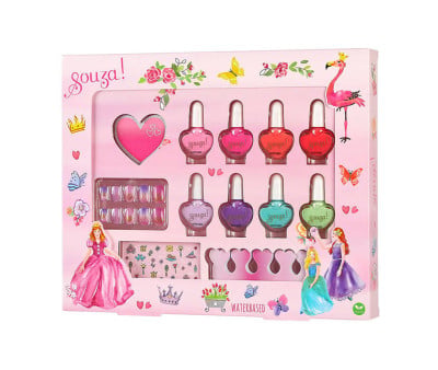 Conjunto de esmaltes e acessórios Princess 